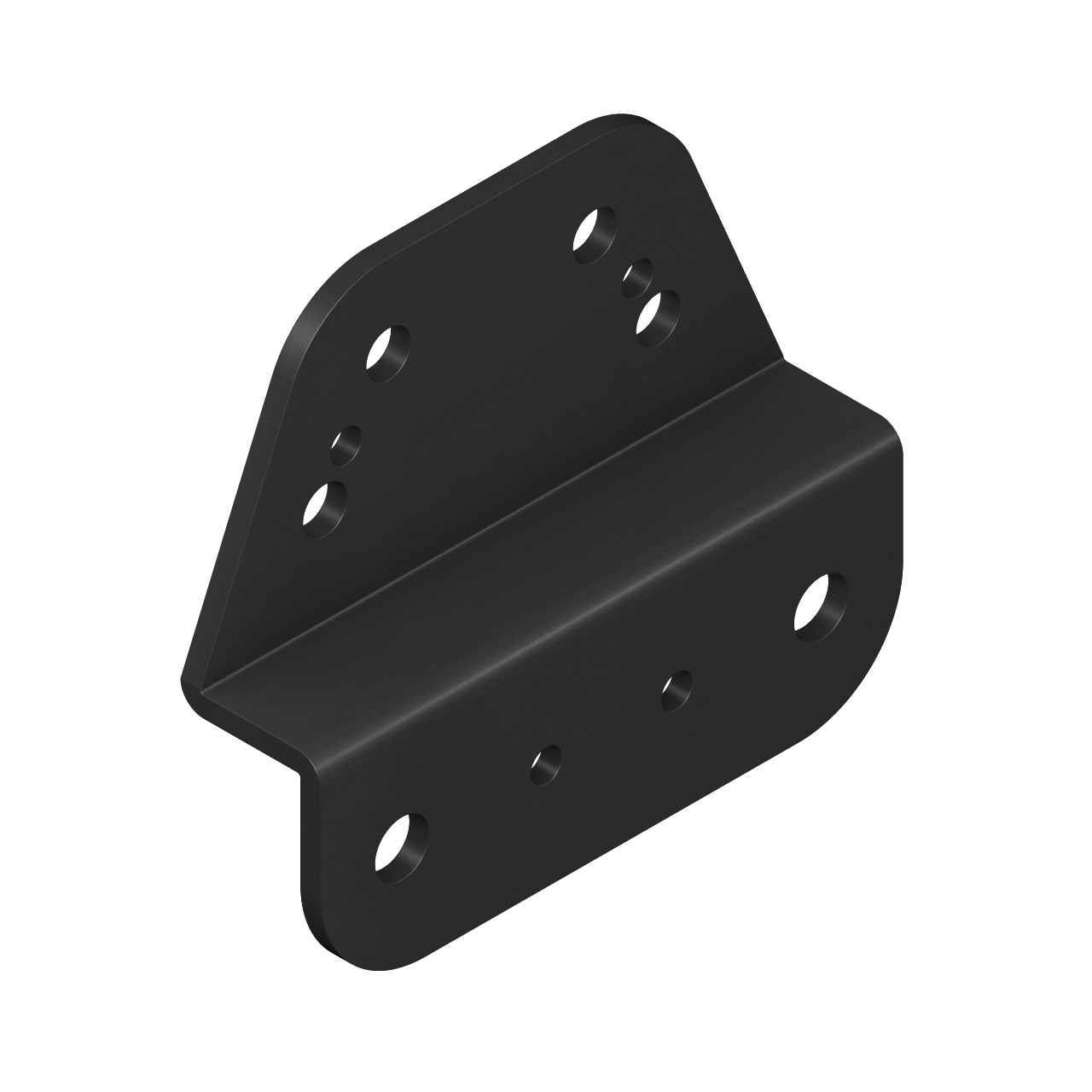 Banner Engineering Mounting bracket for EZ-SCREEN Grid & Point; bracket adapter for MSA stand; steel; black